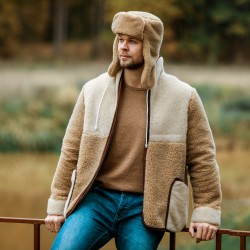 Куртка мужская «Комби» из овечьей шерсти